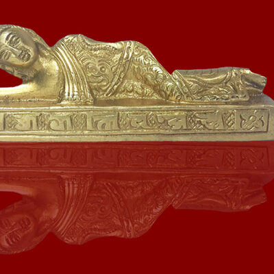 Sleeping Buddha Brass Sculpture Collectible Figurines