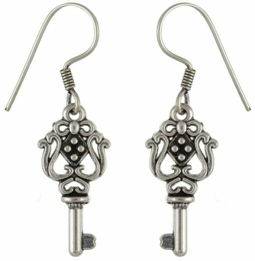 Silver German Earrings Plated Jewelry Oxidized