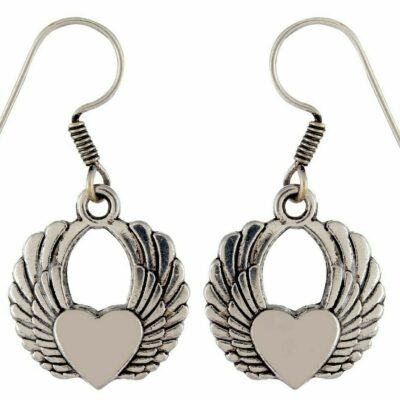 Handmade Bollywood Silver Dangle Earring Jewelry