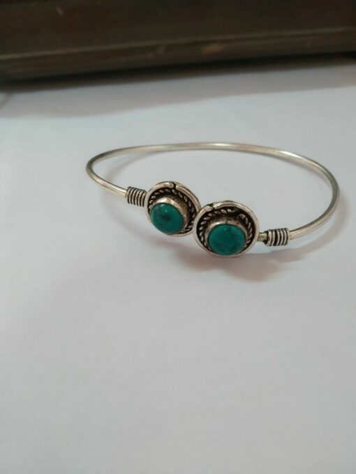 Handmade Turquoise Stone Bracelet Bangle Gift