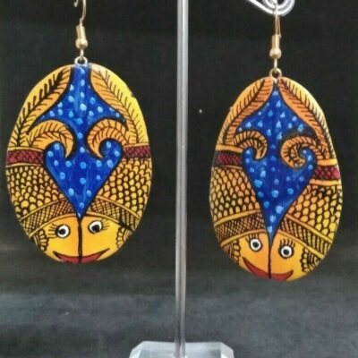 Handcrafted Clay Earring Polymer Stud Jewelry