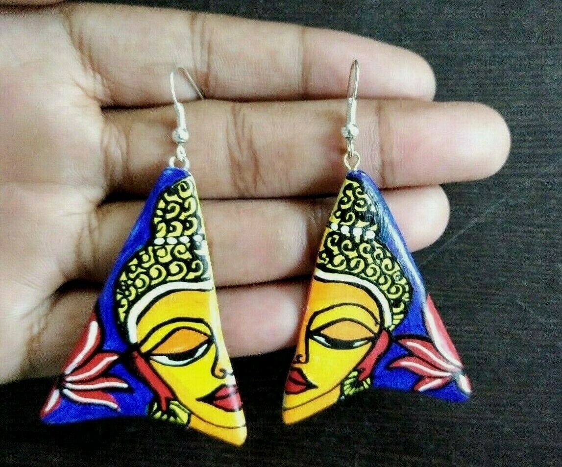 Tricolor Parrot Polymer Clay Earring – Fashionous