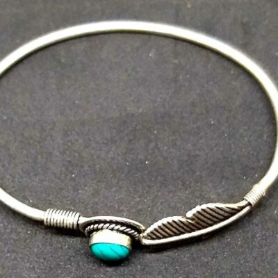 Handcrafted Turquoise Studded Bracelet Jewelry Gift