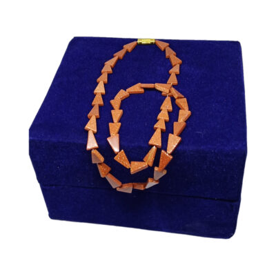 Buy Triangle Sandstone Necklace 10mm for women Girls