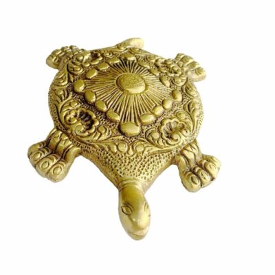 Handcrafted Brass Vastu Feng Shui Tortoise Turtle Statue