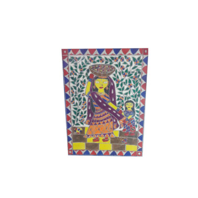 Handmade Madhubani Painting Art By Indian Artist