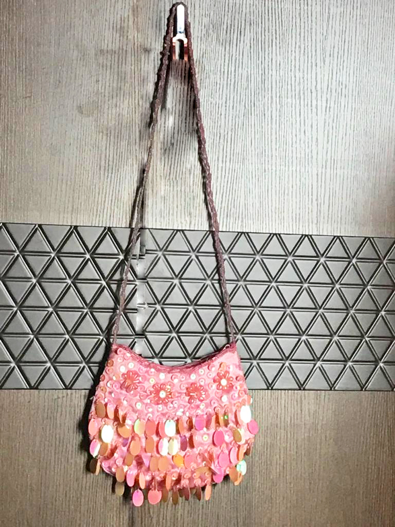 Cotton Hand Block Printed Medium Size Hand Bag for Girls/Women ( Maroon  Colour) - Curated online shop for handcrafted products made in India by  women artisans
