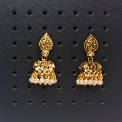 Beautifully Handcrafted Stud Jhumka Earrings For Women.