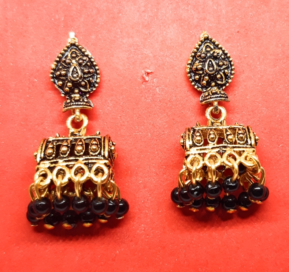 Indian Earrings Bollywood Jhumka Earrings For Women Jhumki Oxidised  Chandbali Pearl Earring For Girls Ethnic Pakistani Traditional Chandelier  Jhumkas For Bridal Indian Wedding Earrings | Michaels