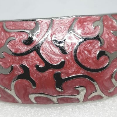 Beautifully Handmade Pink Metal Bracelet For Women's.