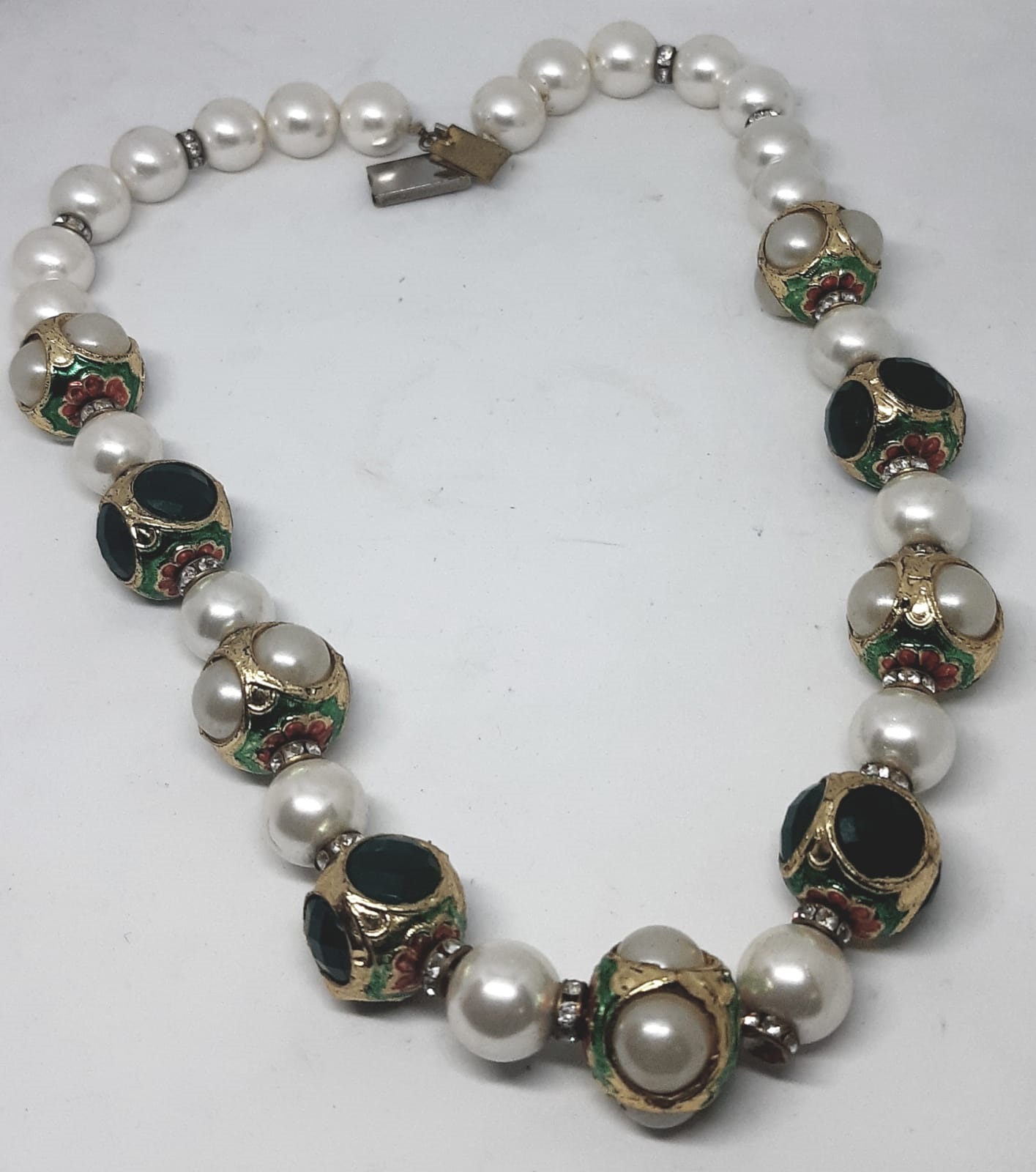 Buy quality multicolor potato pearls 20 layer wire necklace jpm0459 in  Hyderabad