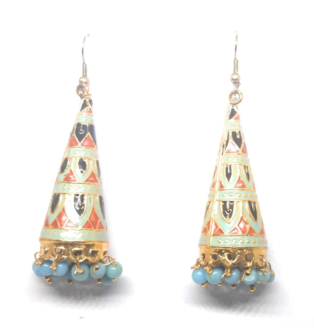 Cone shaped stone earrings | Nemalee