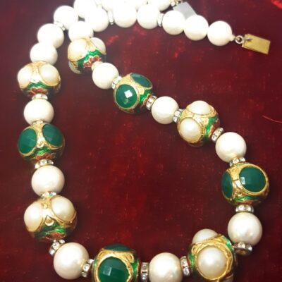 Handcrafted & Handmade Multicolor Pearl Necklace Online