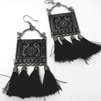 Beautiful Handcrafted Black Earrings For Women Online