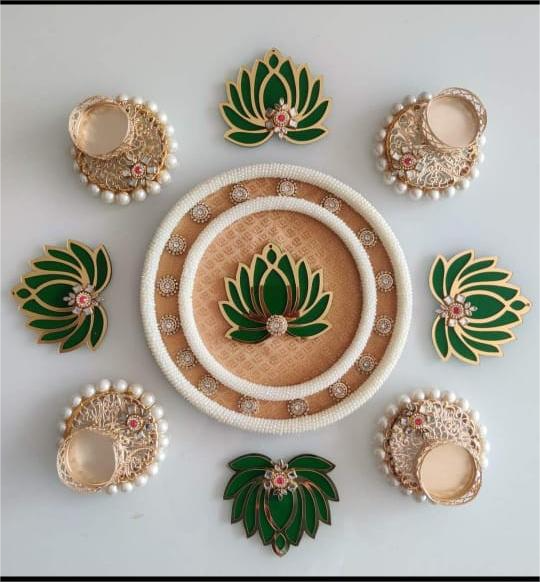 Lotus Rangoli Set