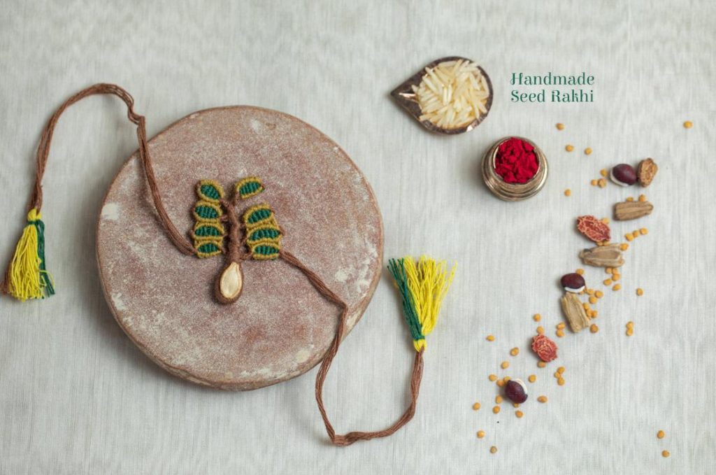 handicraft rakhi gifts