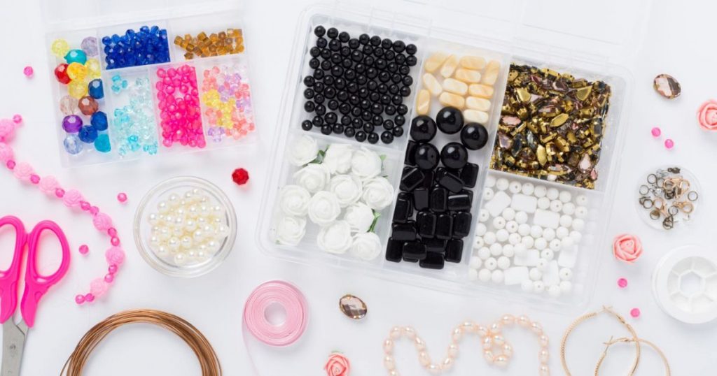 handmade bracelet using bracelet making kit