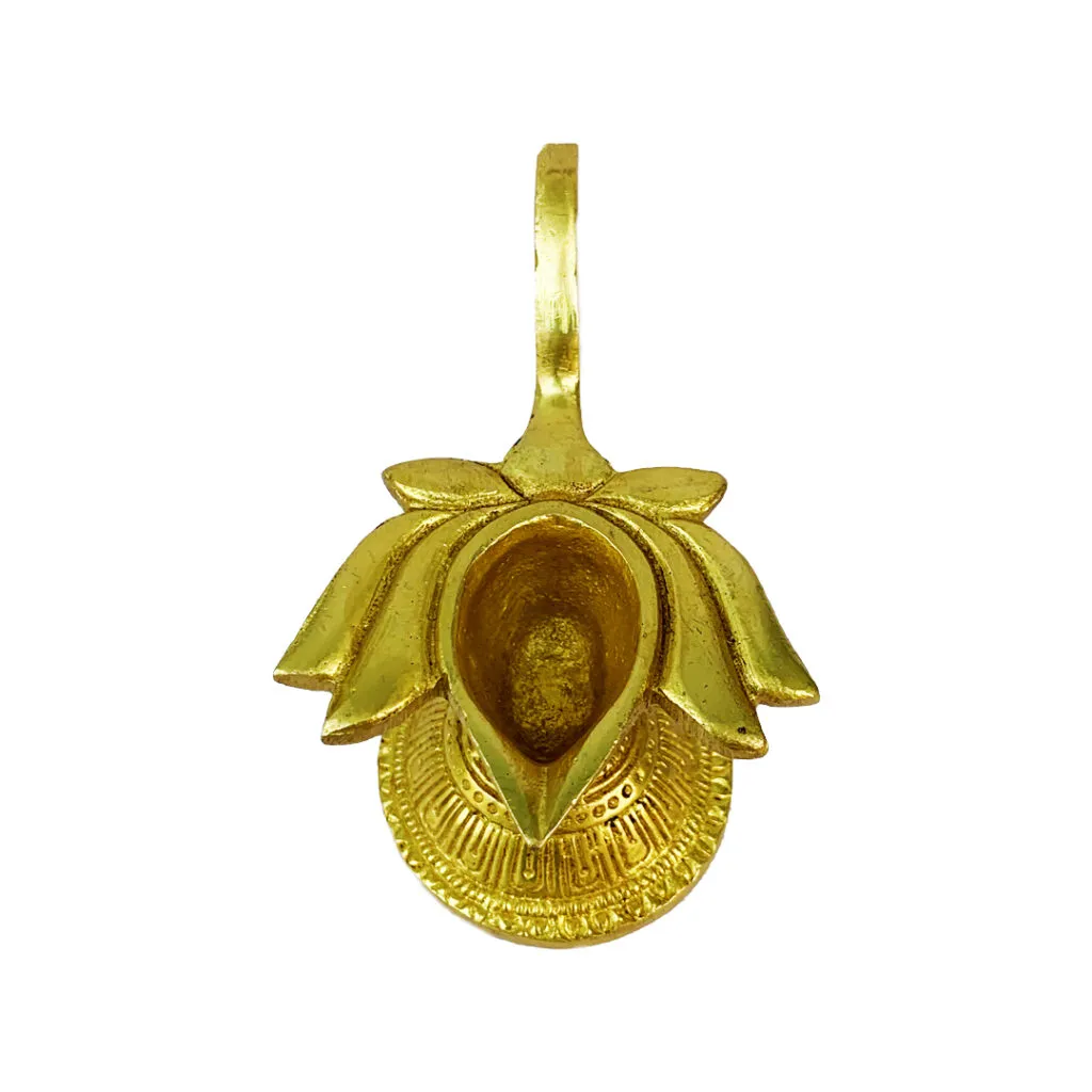 Brass Lotus Oil Diya